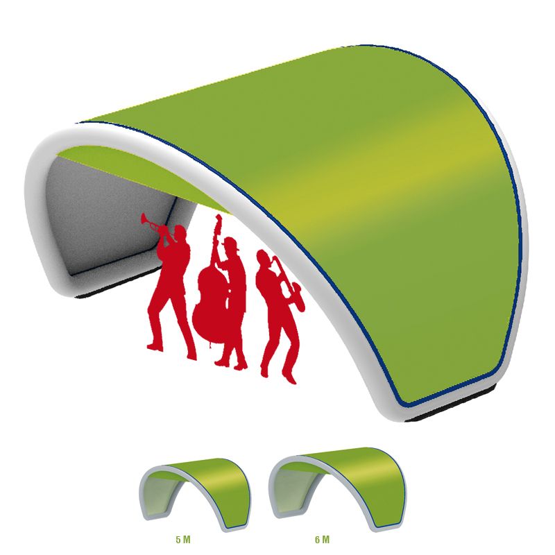 INFLAT C-TENT 60 COVER Aufblaszelt 600x550cm